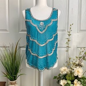LYLA beaded sleeveless